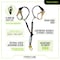 Frontline Combat 6' Tie-Back Double Leg Shock Absorbing Lanyard with Rebar Hooks LPO62RADJ - alternate 7